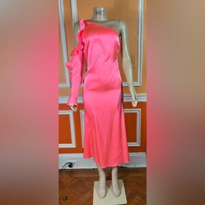 David Koma

Ruffle One-Shoulder Midi-Dress